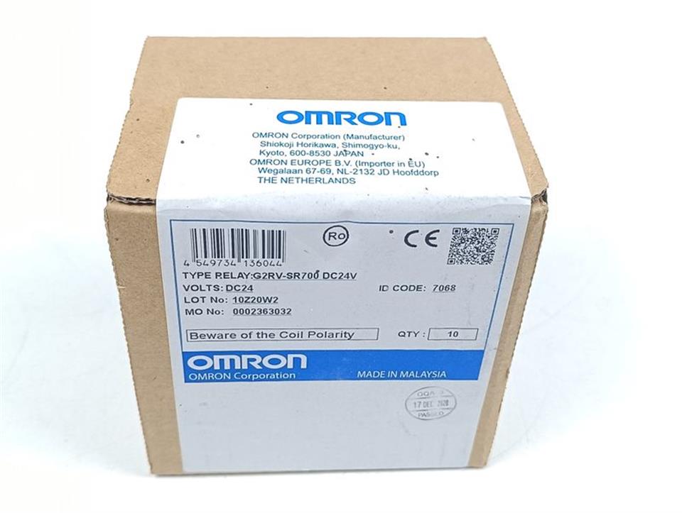 Omron G2RV-SR700 Solid State Relay UNUSED & OVP & SEALED
