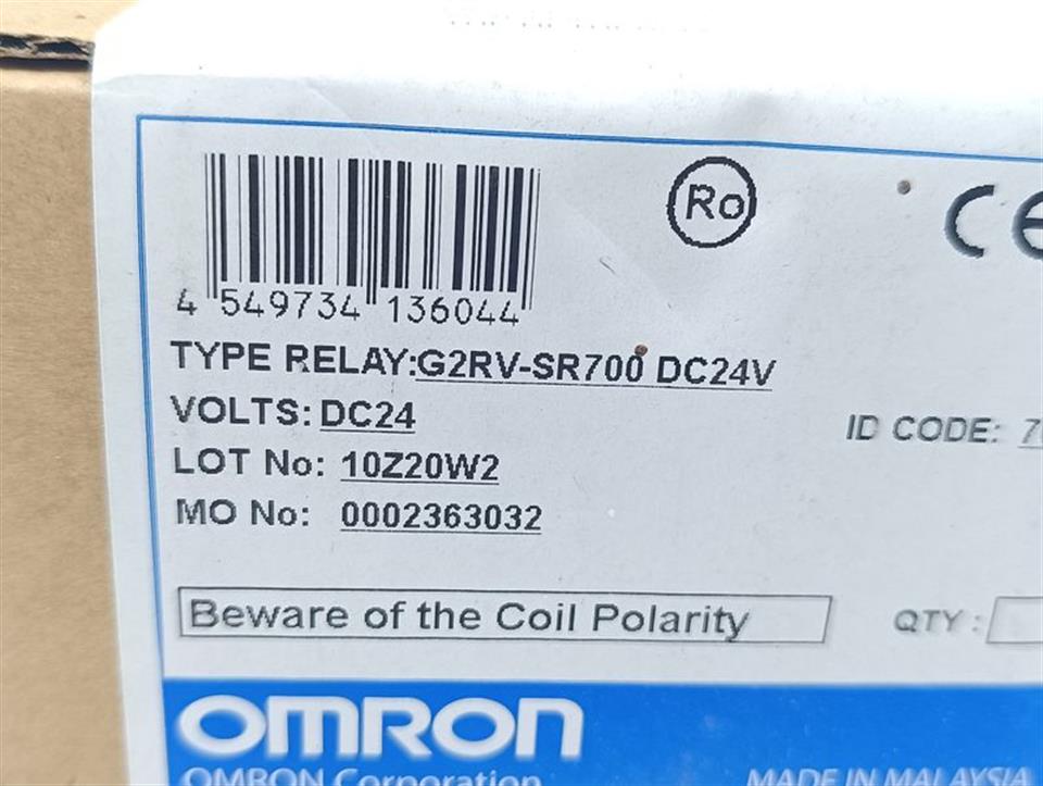 Omron G2RV-SR700 Solid State Relay UNUSED & OVP & SEALED
