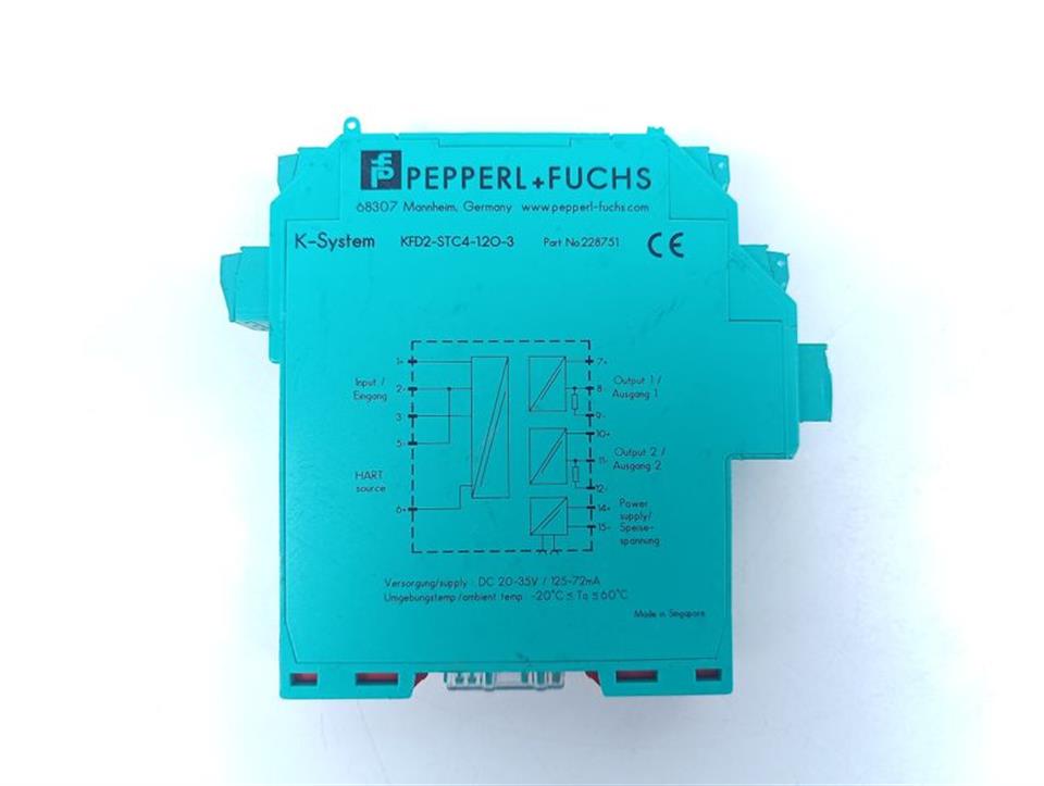 Pepperl+Fuchs K-System KFD2-STC4-120-3 Schaltverstärker TESTED & TOP ZUSTAND