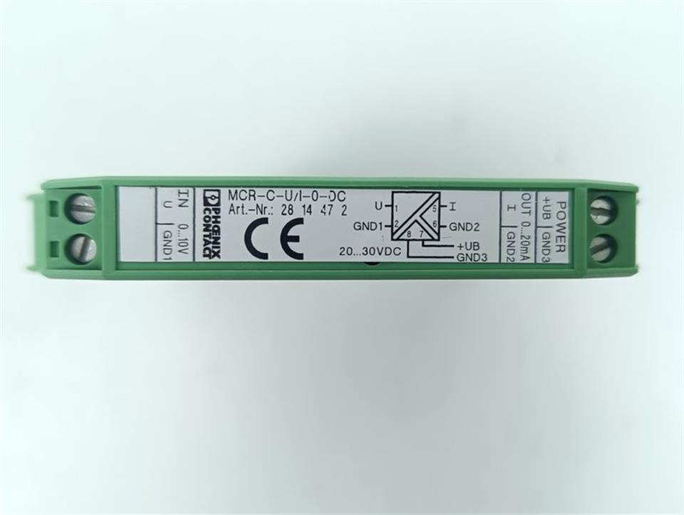 Phoenix Contact MCR-C-U/I-0-DC Art.-Nr.: 28 14 47 2 TESTED & TOP ZUSTAND