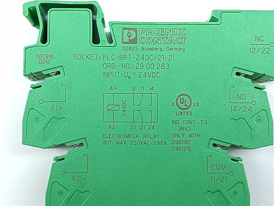 PHOENIX CONTACT PLC-BPT-24DC/21-21 ORD.-No. 2900283 / 29 00 283 TOP ZUSTAND
