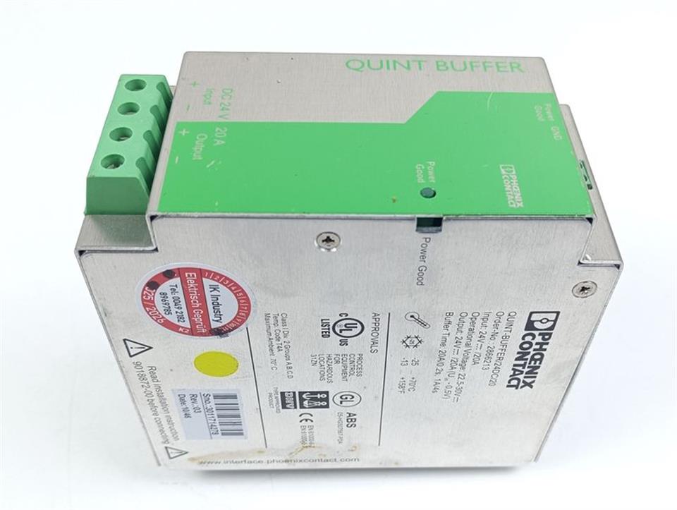Phoenix Contact Quint-Buffer/24DC/20 Ord-Nr. 2866213 Rev 03 TESTED & TOP ZUSTAND