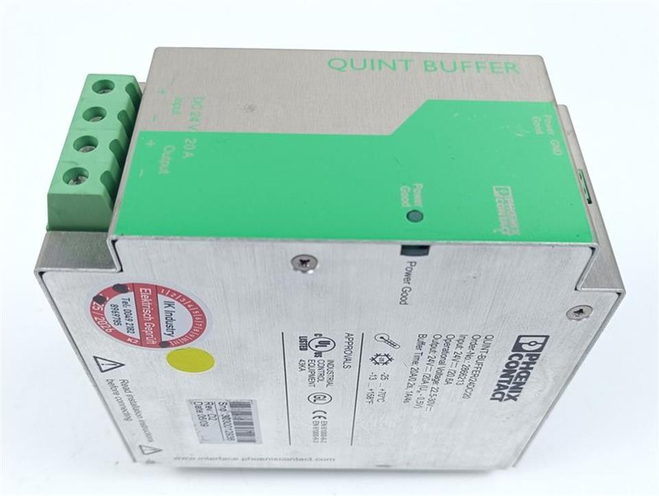 Phoenix Contact Quint-Buffer/24DC/20 Ord-Nr. 2866213 Rev D2 TESTED & TOP ZUSTAND