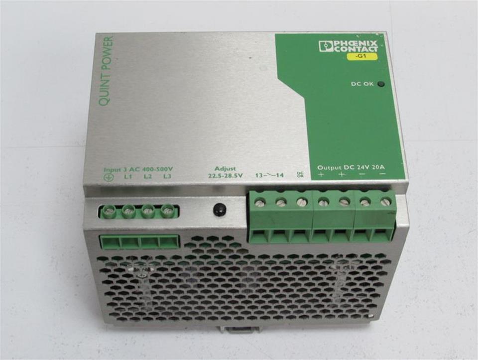 Phoenix Contact QUINT-PS-3x400-500AC/24DC/20 Netzteil 2938727 400V 20A tested