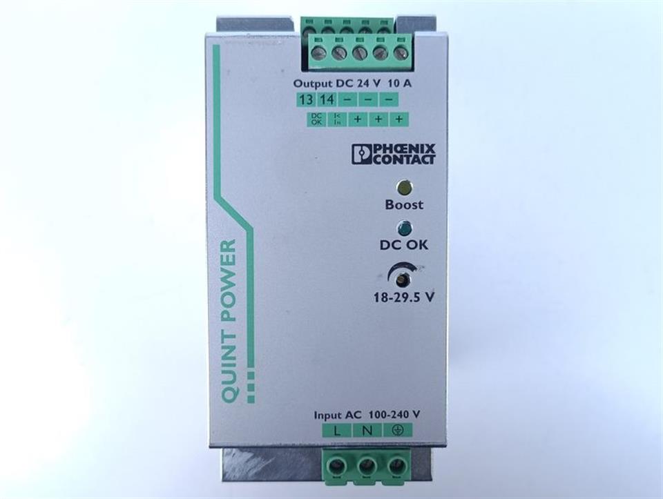 Phoenix Contact QUINT-PS/1AC/24DC/10 Rev: 04 TESTED & TOP ZUSTAND