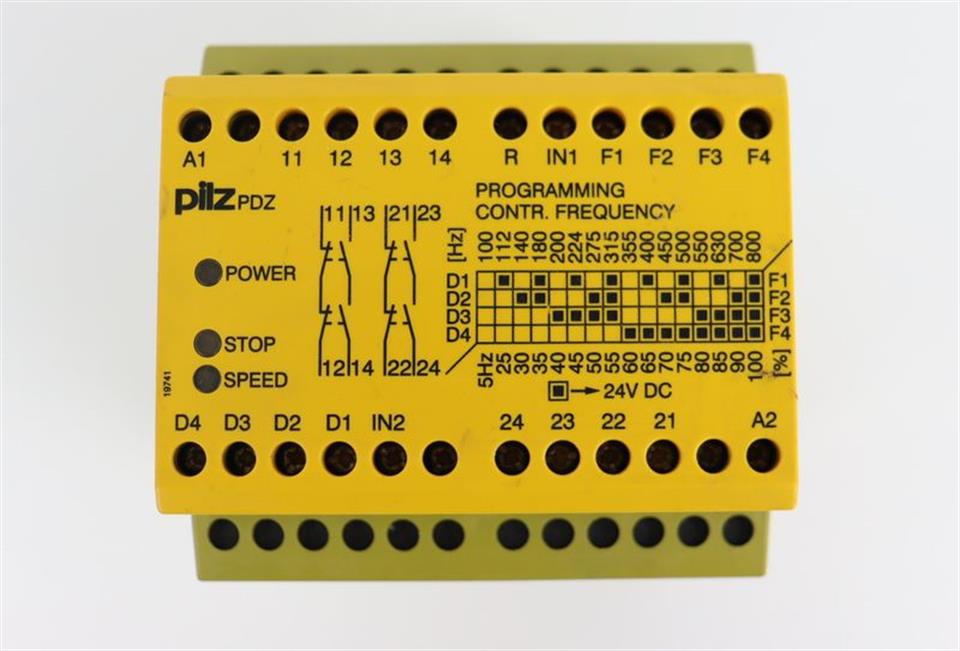 PILZ PDZ 24VDC 2n/o 2n/c Sicherheitsrelais Safety Relay ID No 774400 TOP ZUSTAND