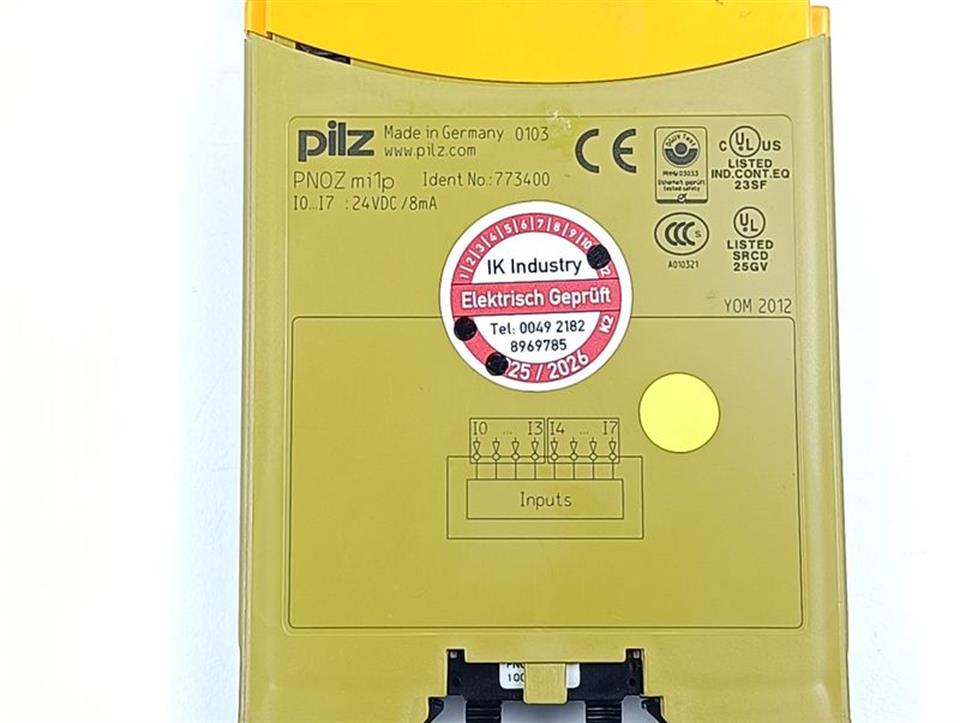 PILZ PNOZ mi1p 24VDC ID No.: 773400 TOP ZUSTAND