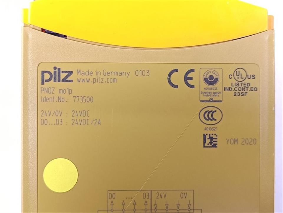 PILZ PNOZ mo1p 24VDC ID No.: 773500 Erweiterungsmodul  TOP ZUSTAND