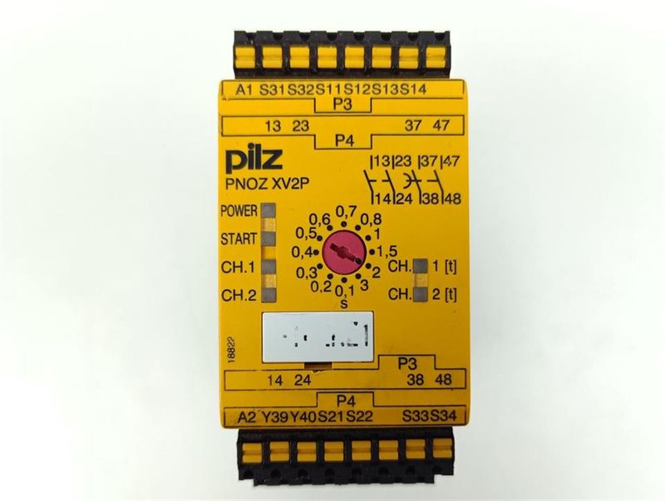 PILZ PNOZ XV2P C 3/24VDC 2n/o 2n/o t ID-No.: 787502 TESTED & TOP ZUSTAND