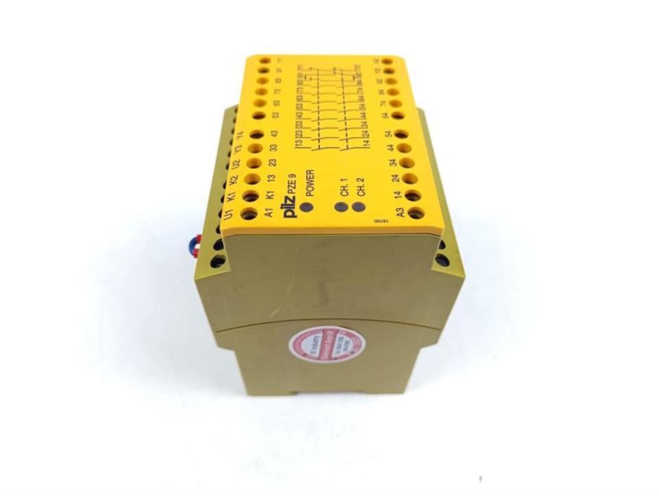 PILZ PZE 9 24VDC 8n/o 1n/c ID No.: 774150 400V 5A TESTED & TOP ZUSTAND
