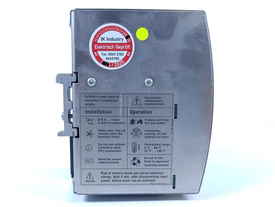 Puls Power Supply Netzteil SL 10 SL10.100 240V DC24V 10A TESTED & TOP ZUSTAND