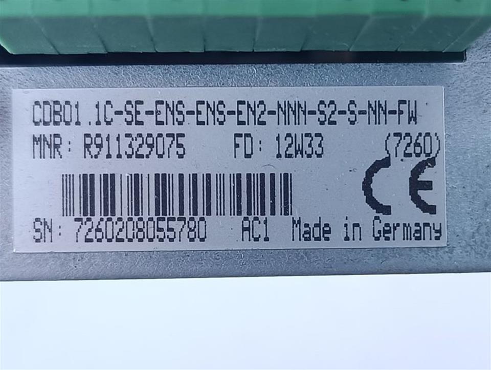 Rexroth CDB01.1C-SE-ENS-ENS-EN2-NNN-S2-S-NN-FW R911329075 TOP ZUSTAND & TESTED