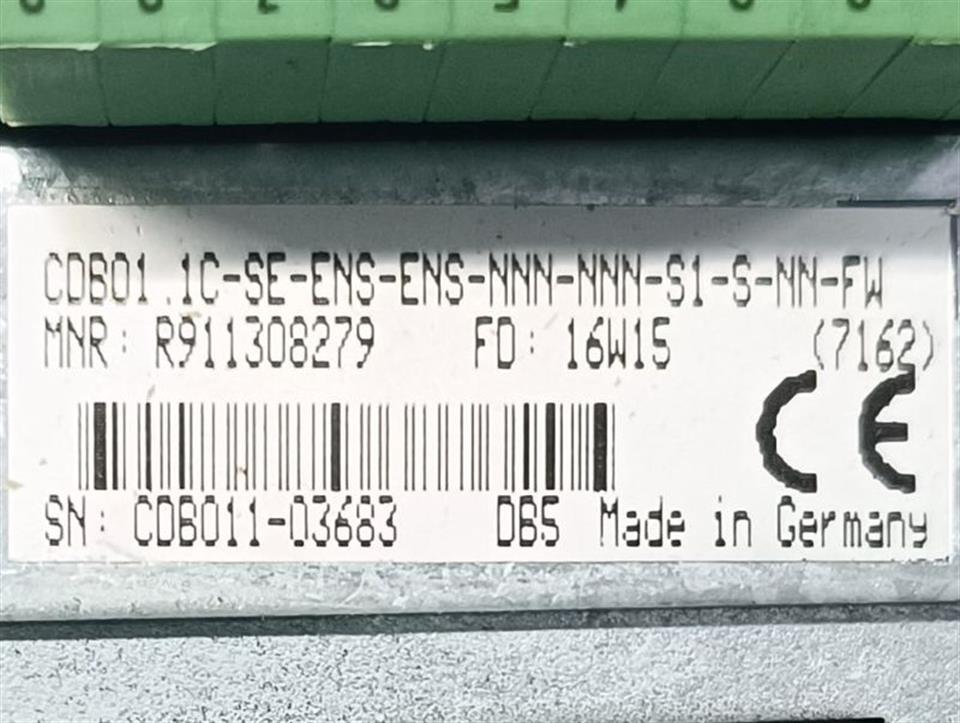 Rexroth CDB01.1C-SE-ENS-ENS-NNN-NNN-S1-S-NN-FW R911308279 TESTED & TOP ZUSTAND