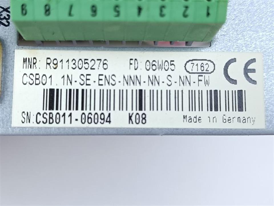 Rexroth CSB01.1N-SE-ENS-NNN-NN-S-NN-FW MNR: R911305276 TESTED & TOP ZUSTAND