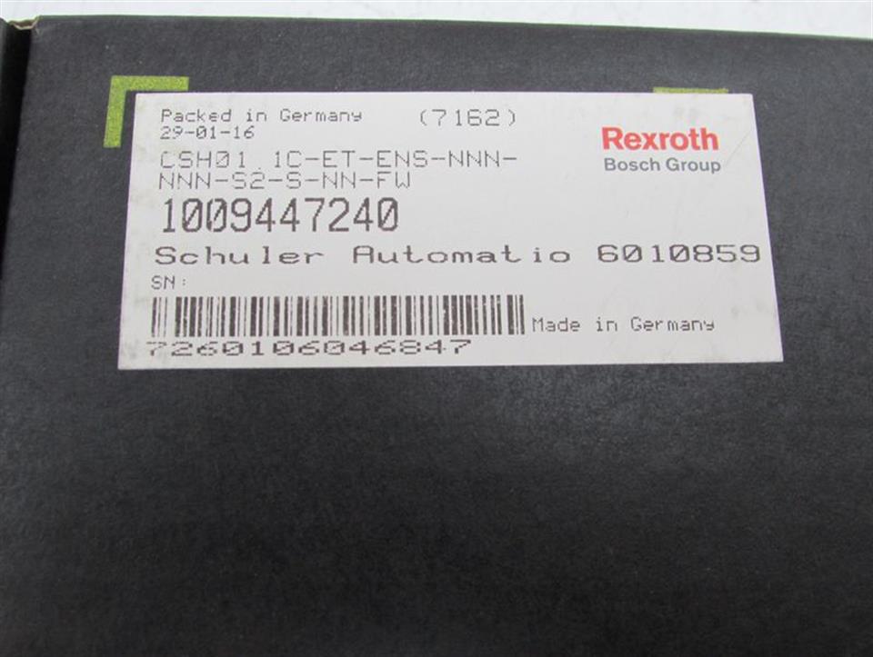 Rexroth CSH01.1C-ET-ENS-NNN-NNN-S2-S-NN-FW UNUSED SEALED OVP