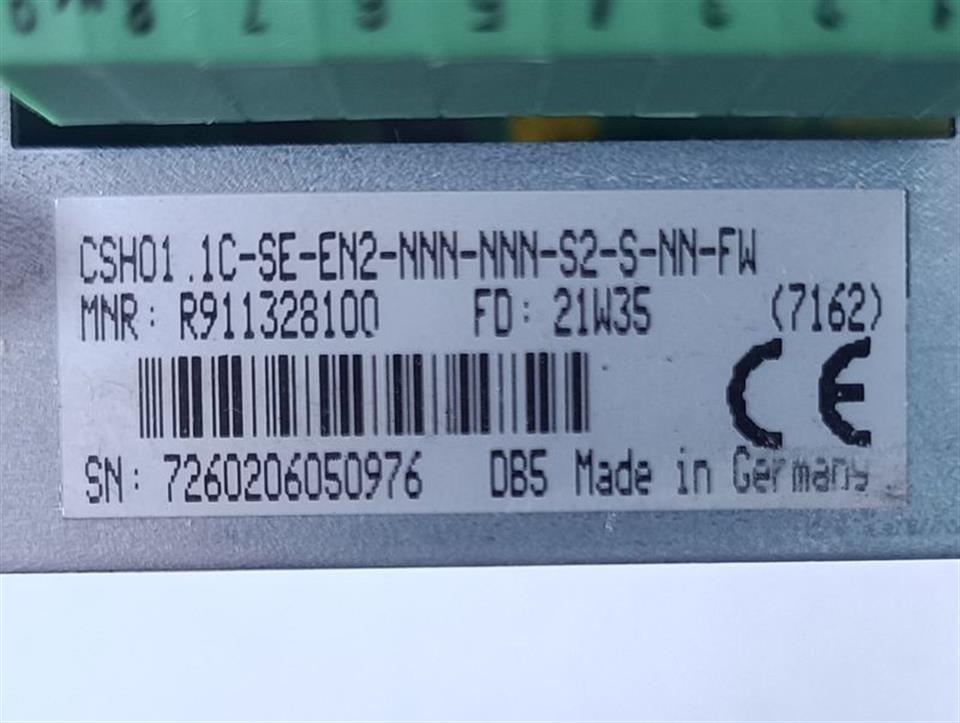 Rexroth CSH01.1C-SE-EN2-NNN-NNN-S2-S-NN-FW MNR: R911328100 TESTED & TOP ZUSTAND