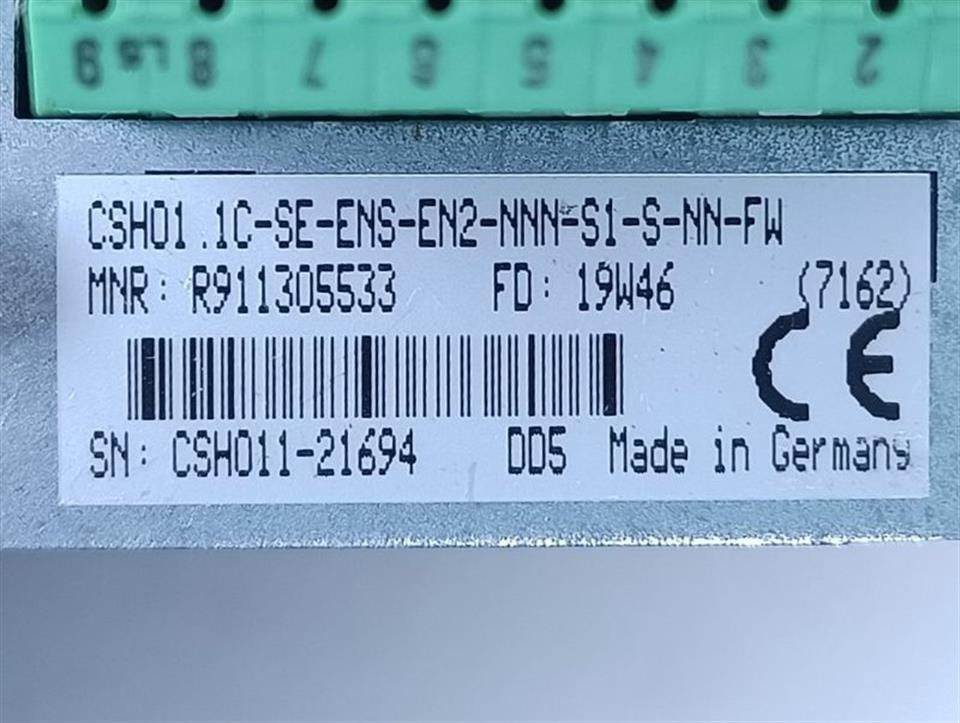 Rexroth CSH01.1C-SE-ENS-EN2-NNN-S1-S-NN-FW R911305533 TESTED & TOP ZUSTAND