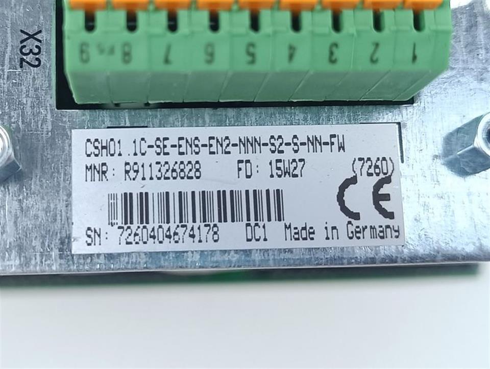 Rexroth CSH01.1C-SE-ENS-EN2-NNN-S2-S-NN-FW MNR: R911326828 TESTED & TOP ZUSTAND