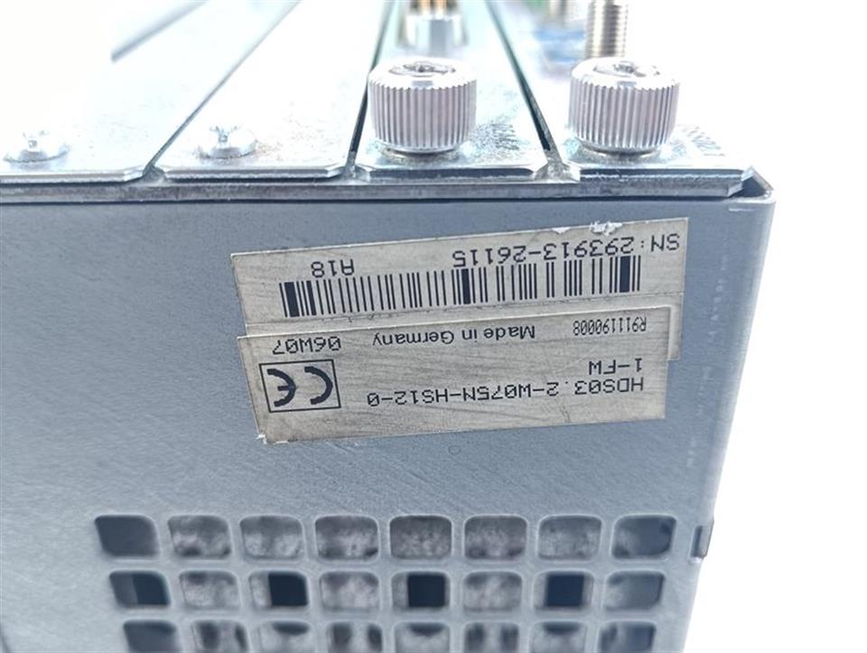 Rexroth HDS03.2-W075N-HS12-01-FW R9111900008 + DSS02.1+DEA4.2 TESTED TOP ZUSTAND