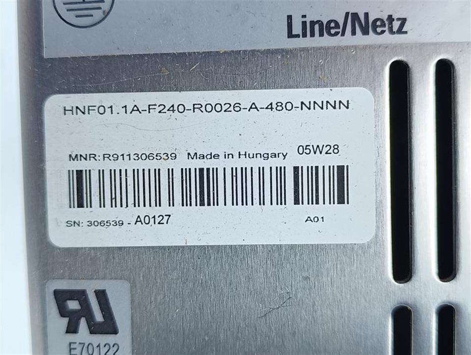 Rexroth HNF01.1A-F240-R0026-A-480-NNNN MNR: R911306539 TOP ZUSTAND