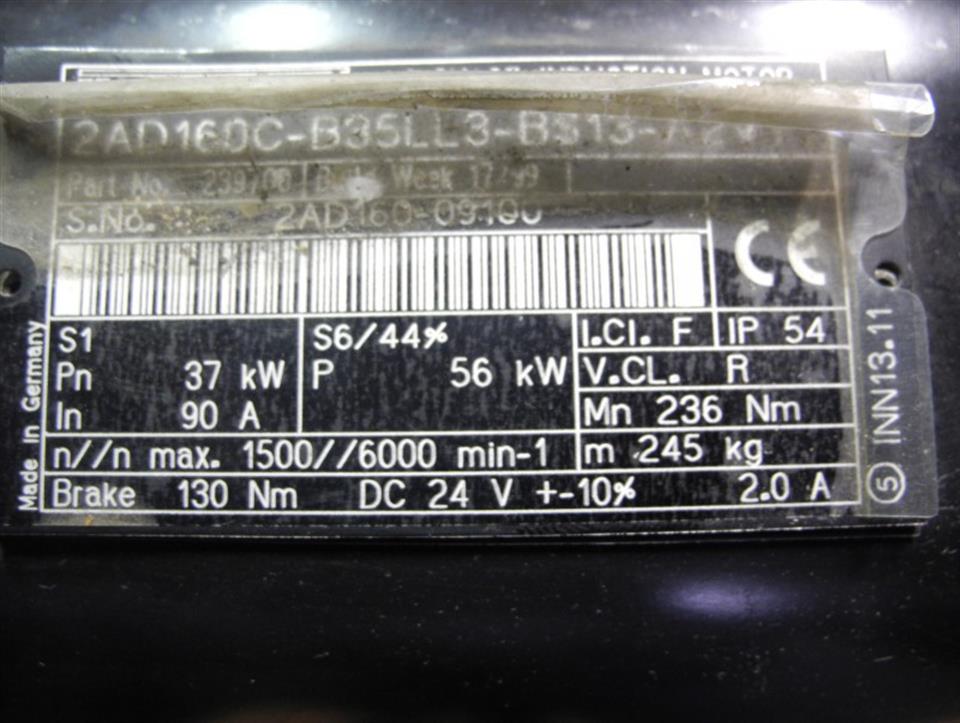 Rexroth Servomotor MSK040C-0450-NN-M1-UP0-NNNN R911320614 TESTED & UNUSED