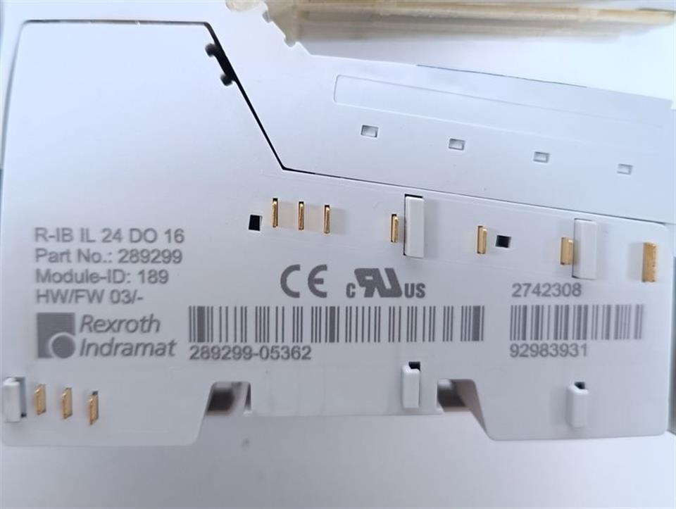 Rexroth Indramat R-IB IL 24 D0 16 Part. No: 289299 TOP ZUSTAND