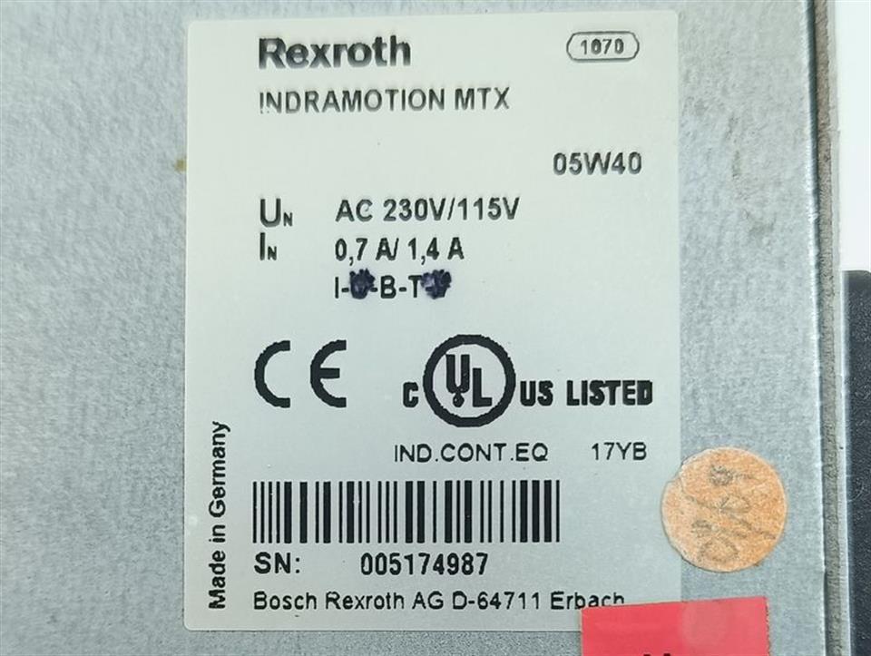 Rexroth IndraMotion IPC40.2G4A-512N-P8C-ND-NN-FW TESTED & TOP ZUSTAND