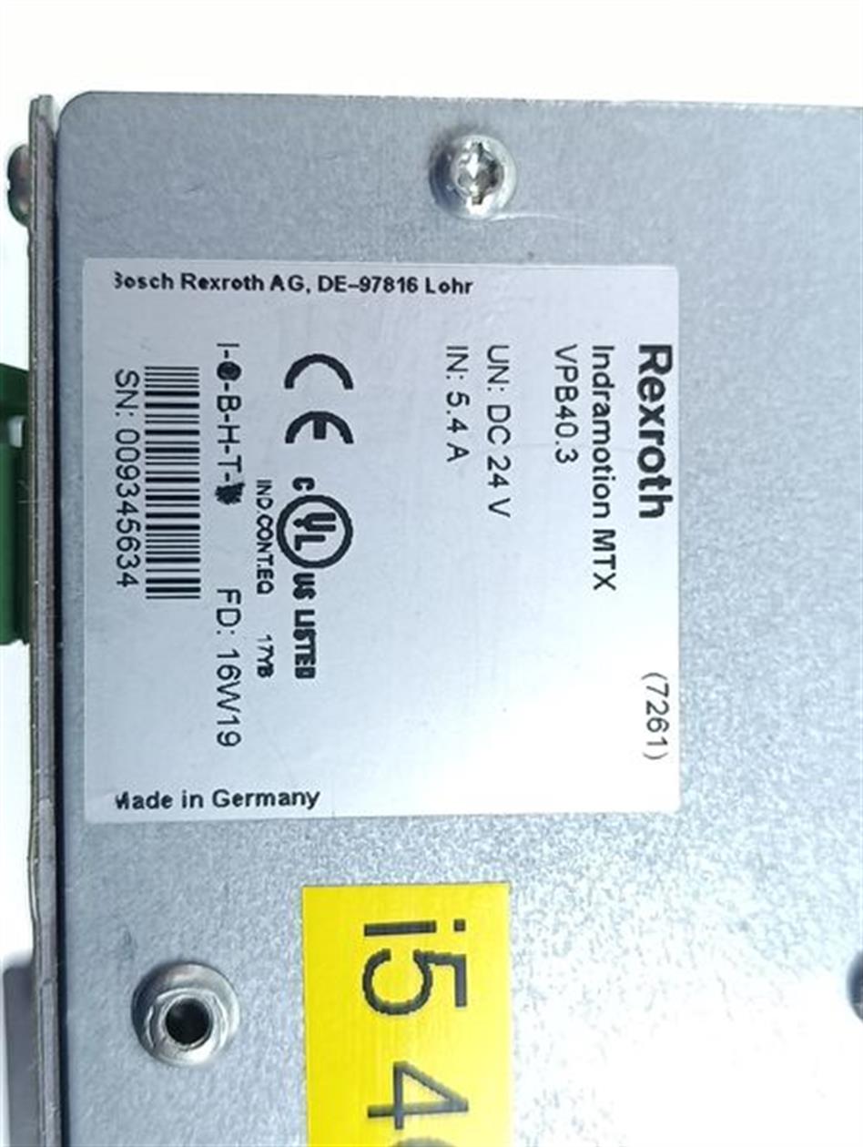 Rexroth Indramotion MTX VPB40.3 Intel I5 4Gb Ram DDR 3 TOP ZUSTAND & TESTED