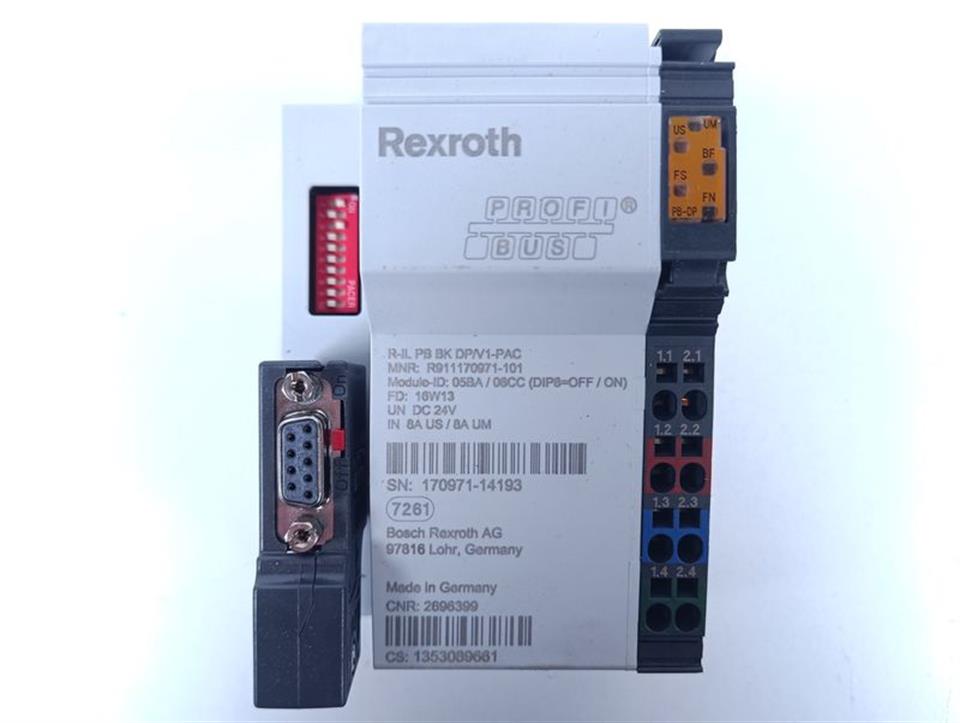 Rexroth Profi Bus R-IL PB BK DP/V1-PAC + 6ES7 972-0BB52-0XA0 TOP ZUSTAND