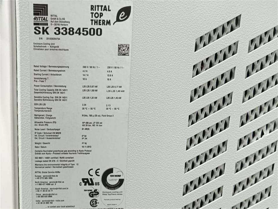 Rittal Schaltschrank  Klimagerät SK3384500 NEU & OVP