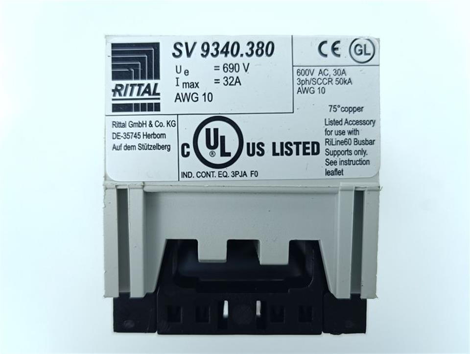 Rittal SV 9340.380 690 V 32 A AWG 10 TOP ZUSTAND