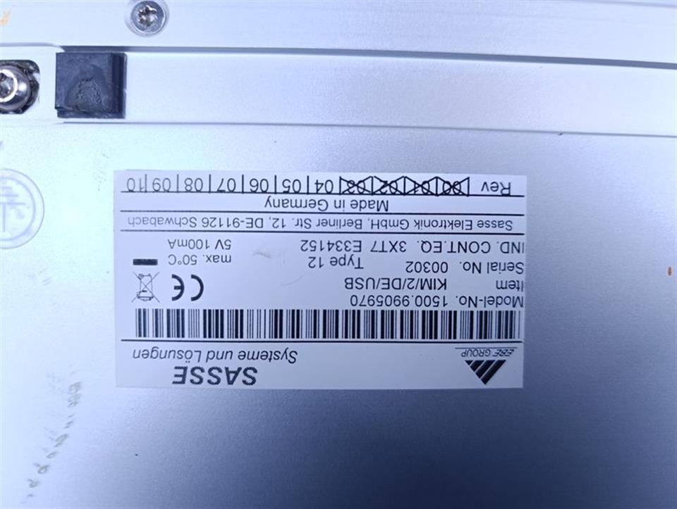 Sasse 1500.9905970 KIM/2/DE/USB TASTATUR + 1500.9906200 Schublade TOP ZUSTAND