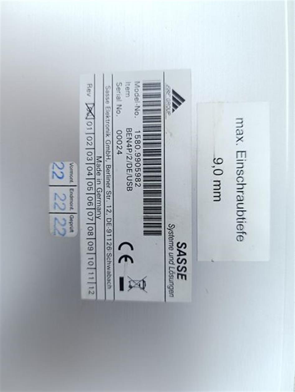 Sasse 1580.9905981 BEN4P/2/DE/USB Tastatur TOP ZUSTAND