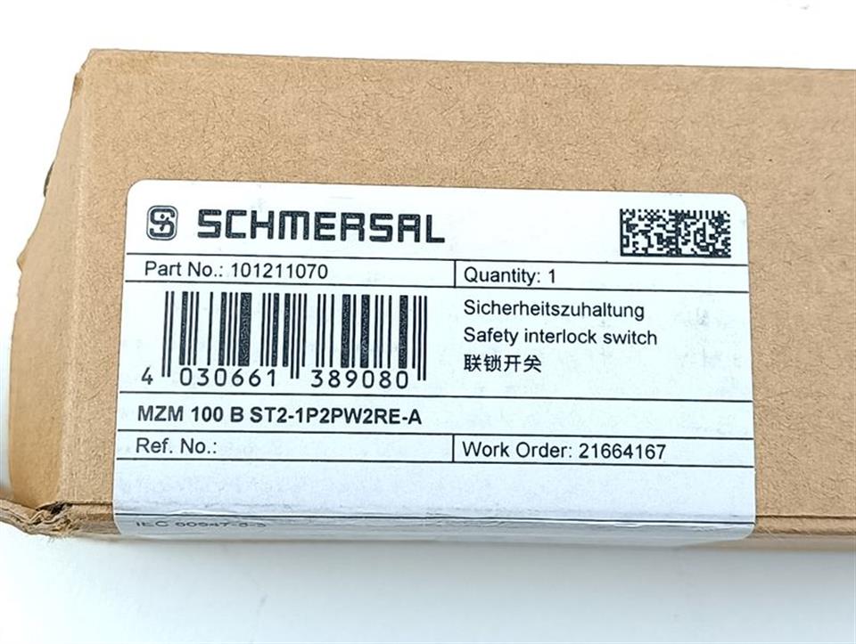 Schmersal MZM 100-B ST2-1P2PW2RE-A  Part No: 101211070 UNUSED & OVP