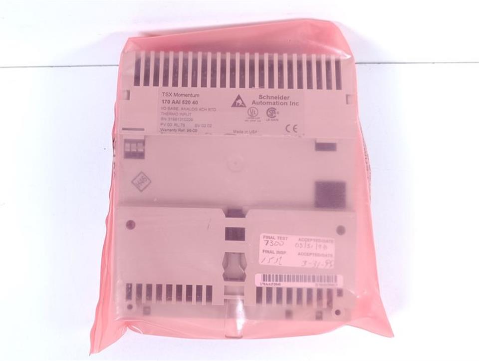 Schneider Automation INC TSX MOMENTUM 170AAI52040 ohne Abdeckung TOP ZUSTAND