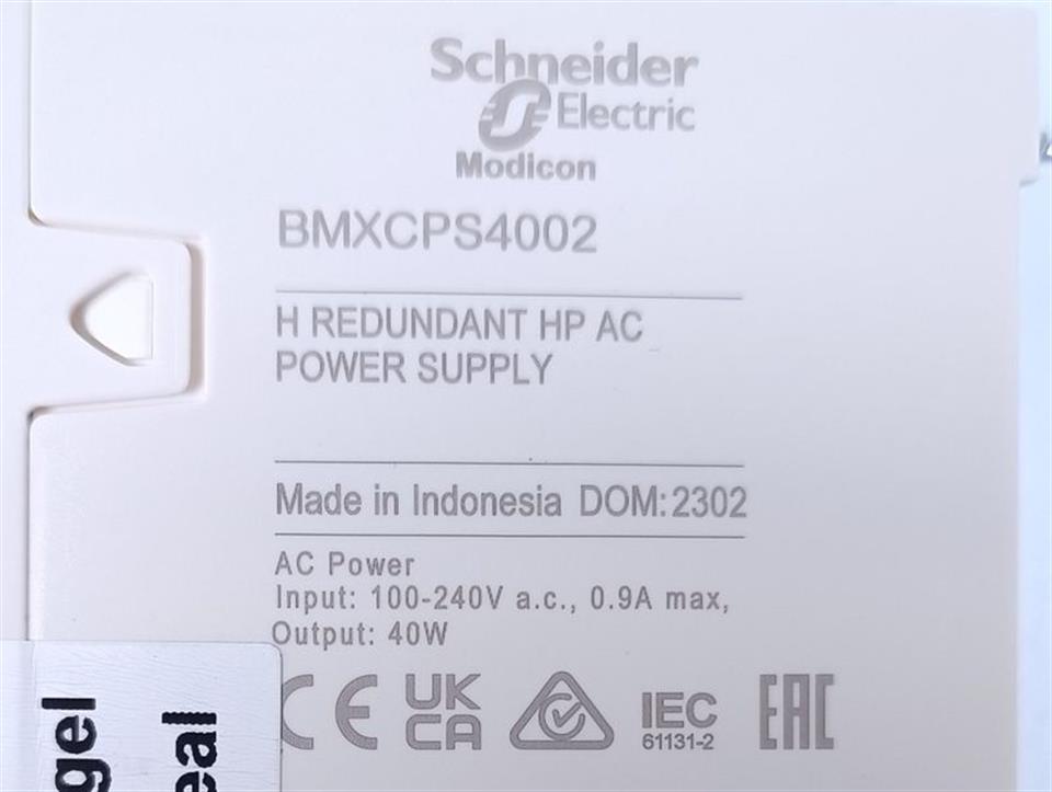 Schneider Electric BMXCPS4002 Power Supply TESTED & UNUSED OVP