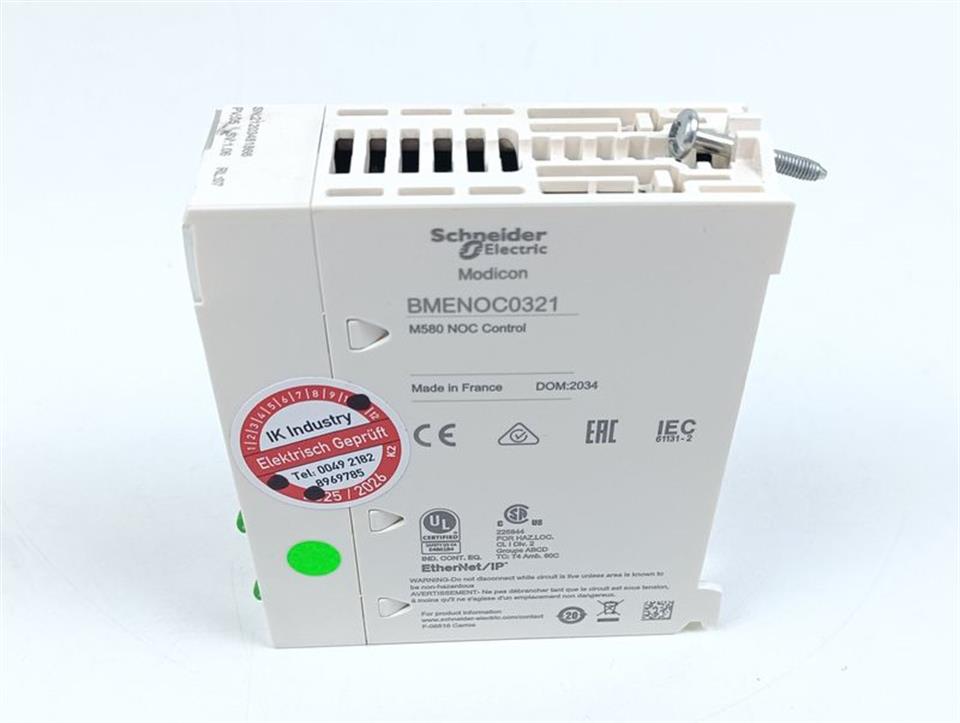 Schneider Electric eNOC0321 Modicon BMENOC0321 M580 NOC Control TESTED NEUWERTIG