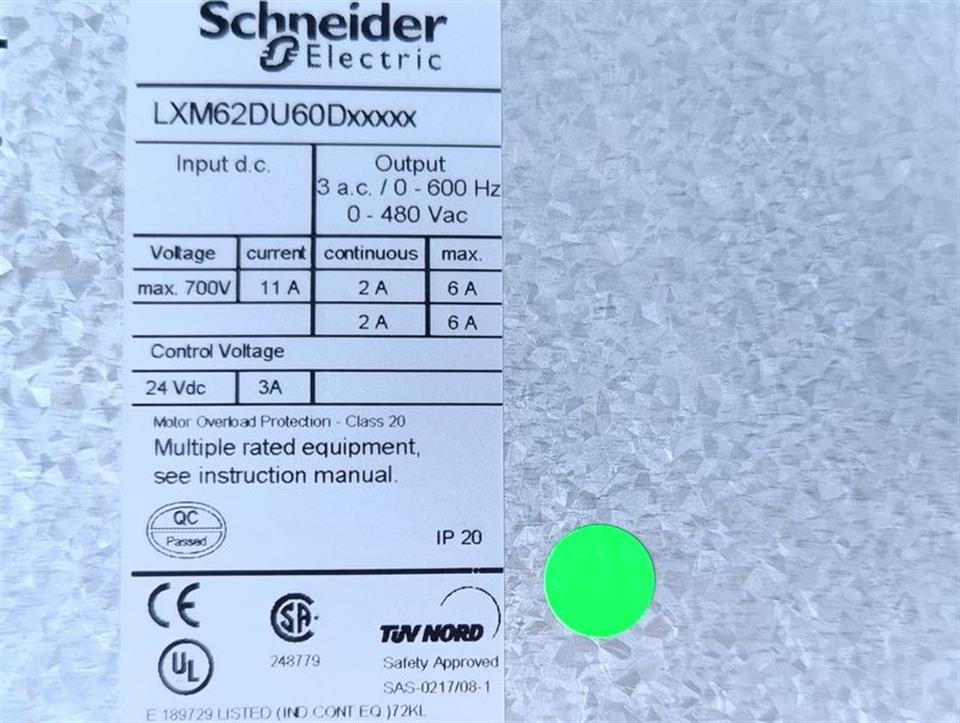 Schneider Electric LXM62DU60Dxxxxx LXM62DU60D21000 NEUWERTIG