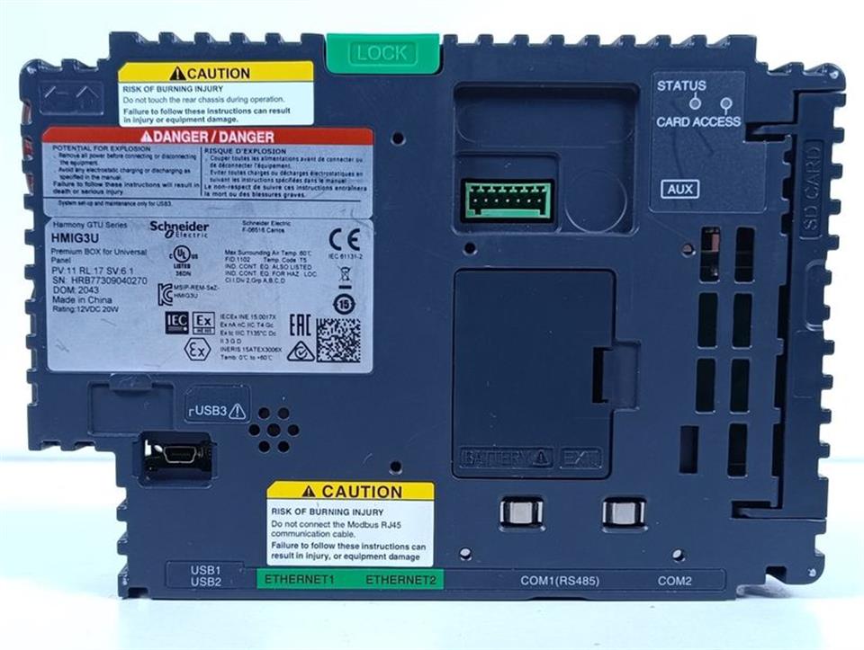 Schneider Electric Magelis GTU Series HMIG3U Premium Box TOP ZUSTAND