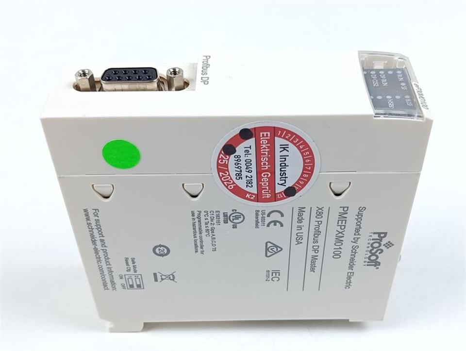 Schneider Electric ProSoft PXM01000 X80 Profibus DP Master PMEPXM0100 NEUWERTIG