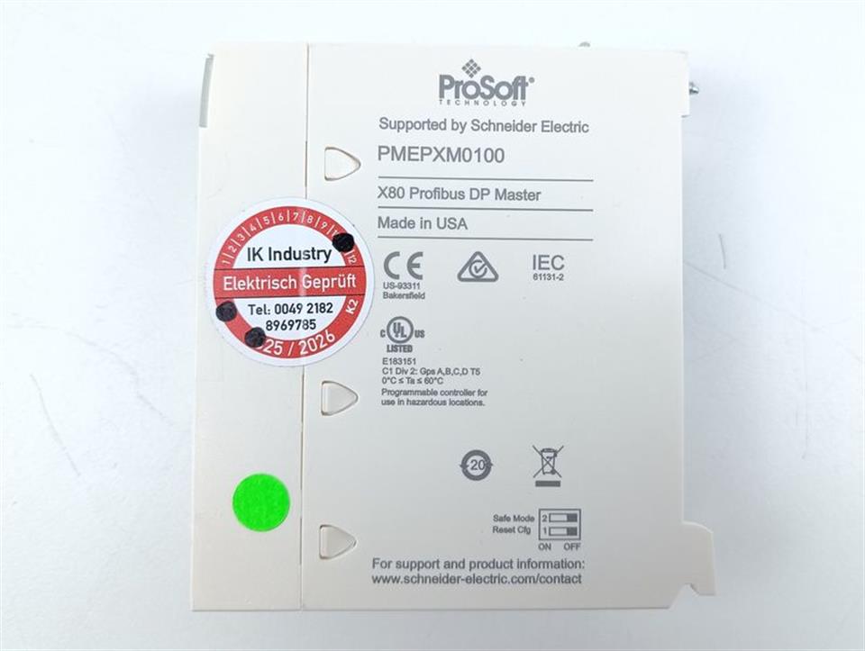 Schneider Electric ProSoft PXM01000 X80 Profibus DP Master PMEPXM0100 NEUWERTIG