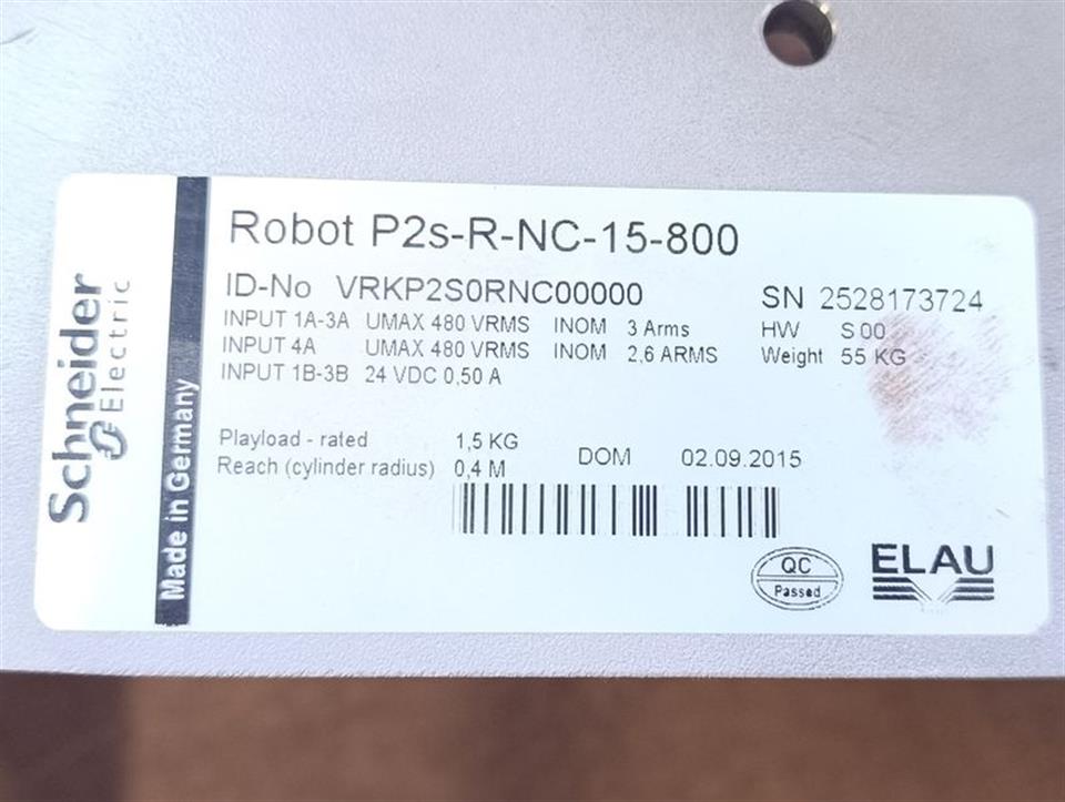 Schneider Electric Robot P2s-R-NC-15-800 ID-No: VRKP2S0RNC00000 NEUWERTIG