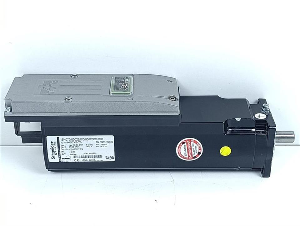 Schneider Electric Servomotor iSh070/60022/0/0/00/0/00/01/00 Id No: 66012302-005