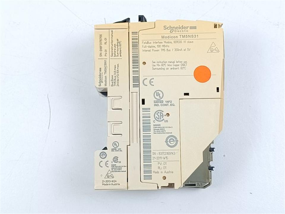 Schneider Electric TM5NS31 Modicon Sercos III Slave GEBRAUCHT