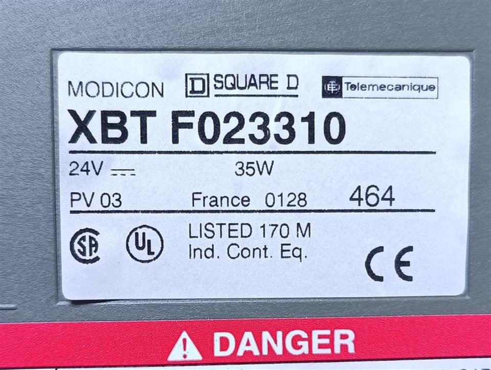 Schneider Telecanique XBT F023310 + XBT 8 MB Memory CARD TESTED & TOP ZUSTAND