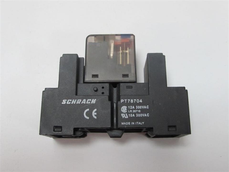 Schrack PT78704 12A 300VAC + PT570024 6A 250V