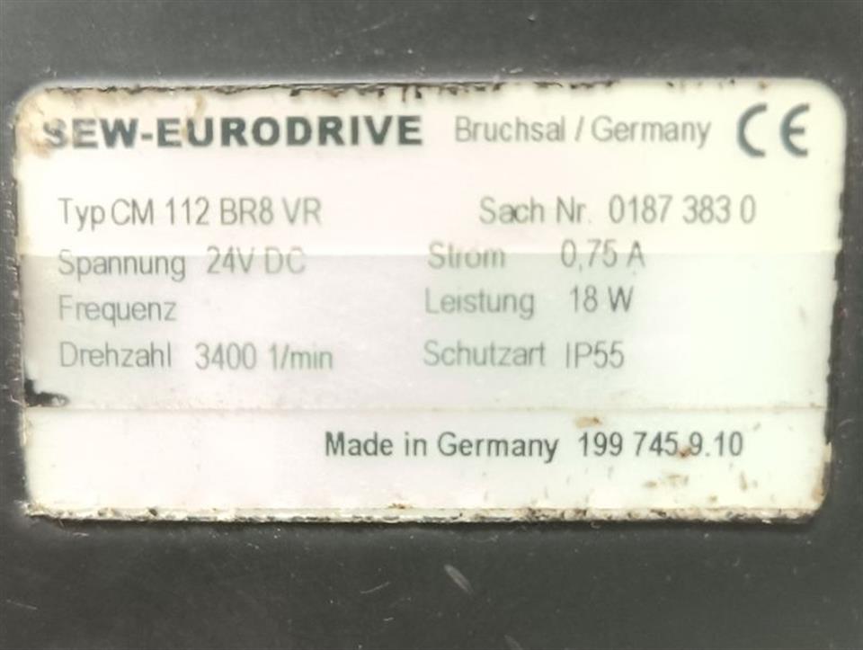 SEW-EURODRIVE CFM112L/BR/TF/AS1H/SB59 + Lüfter CM 112 BR8 VR TOP ZUSTAND