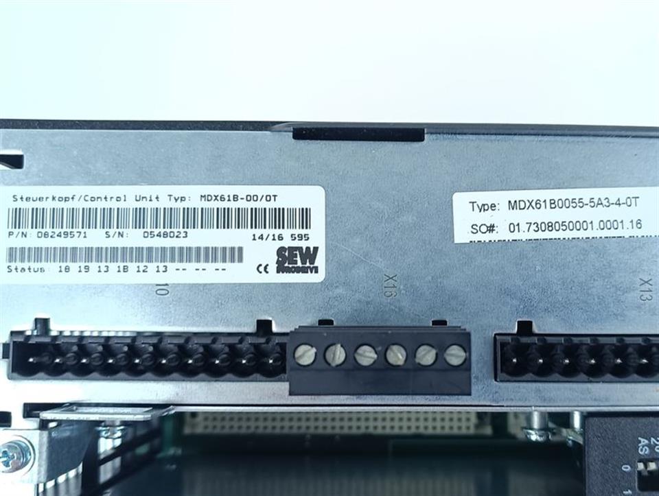 SEW EURODRIVE MDX61B0055-5A3-4-0T + MDX60A0054-5A3-4-00 TESTED & TOP ZUSTAND