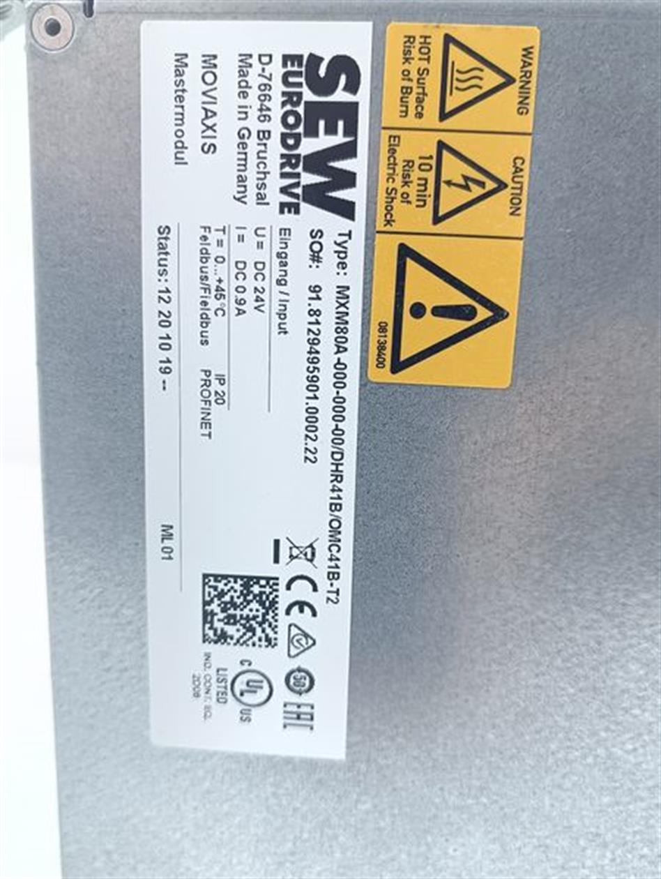 SEW Eurodrive MOVIAXIS MXM80A-000-000-00/DHR41B/OMC41B-T2 TESTED TOP ZUSTAND