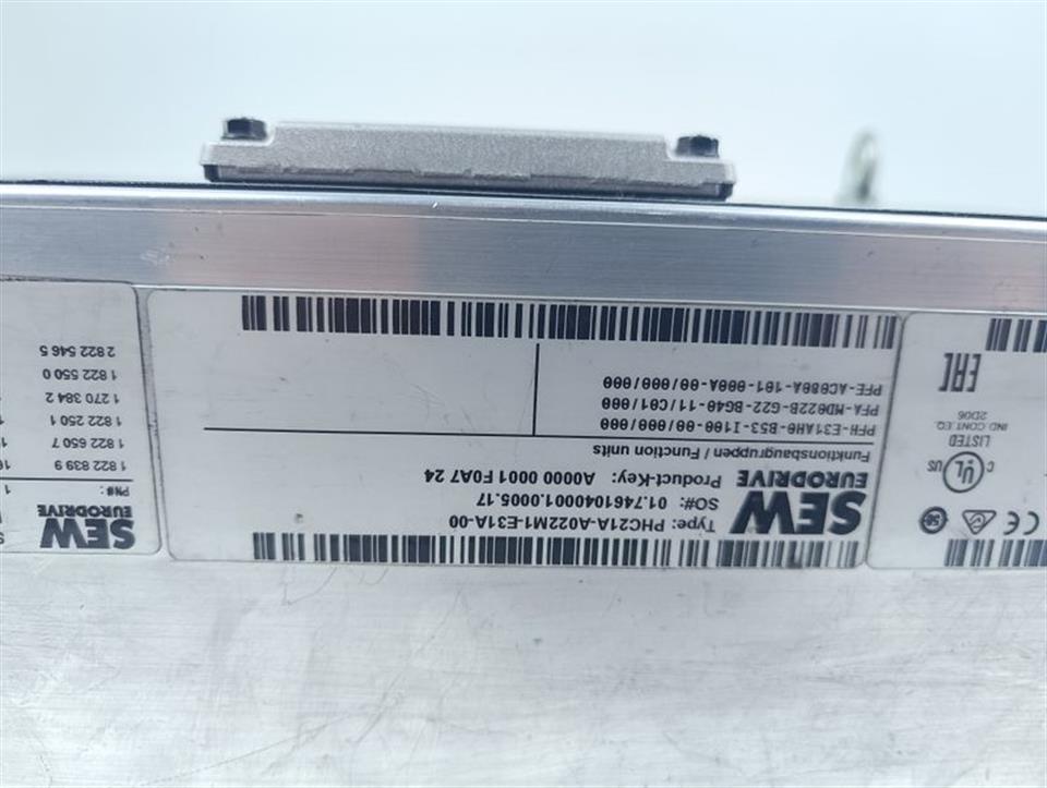 SEW Eurodrive PHC21A-A022M1-E31A-00 + PZM2xA-A075-D02-00 TESTED TOP ZUSTAND